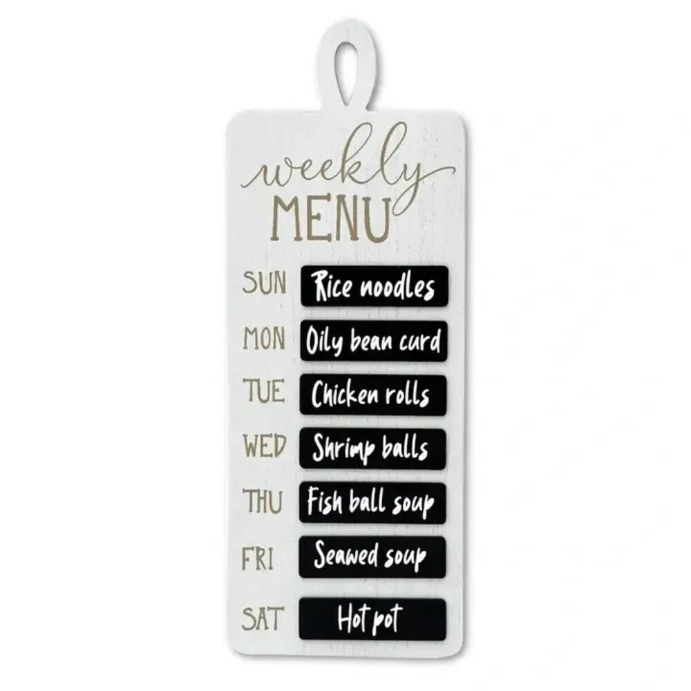 LAST ONES!! Weekly Menu Board - Picture 4 of 5